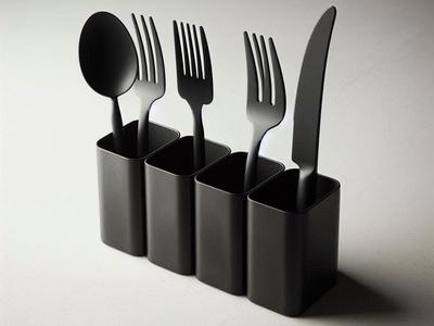 Modern Cutlery Holder, Cutlery Basket