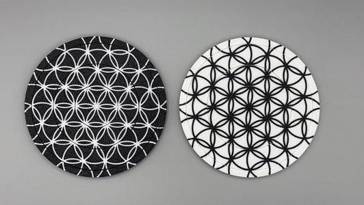 Kinetic Coaster - Flower of Life - Print in Place