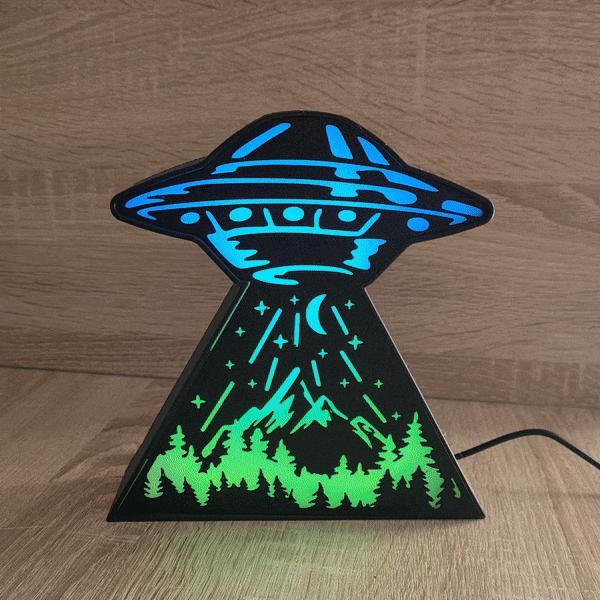 UFO Abduction LED Lamp