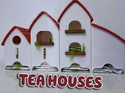 Tea box - House-shaped tea boxes