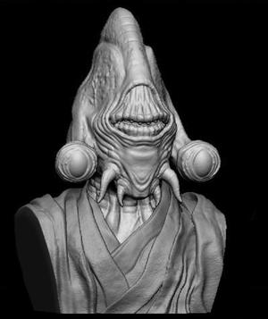 Pablo Jill - Jedi Life Size Star Wars Bust - 3D Print File (STL)