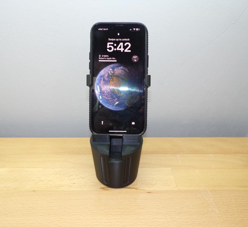 Cup Holder to Cell Phone Holder -Adjustable 