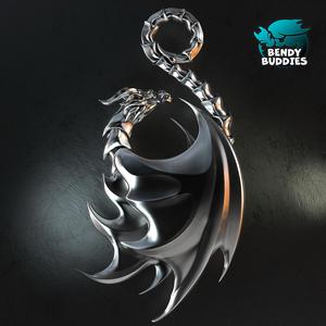 Dragon Amulet / Necklace Pendant / Gothic Jewelry Pre-Supported / Death Punk Rock / Keychain Accessory / Alchemy Bracelet Decoration / Biker Artifact Deco