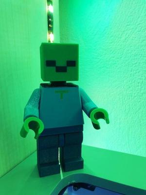 Lego Zombie Minecraft Multi-extrusion 