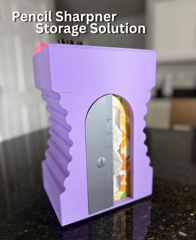 Pencil Sharpener Pencil Storage