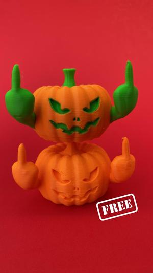 Pumpkin Middle Finger, Halloween 20204