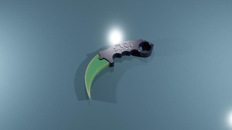 Remix of karambit keychain