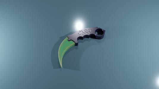 Remix of karambit keychain