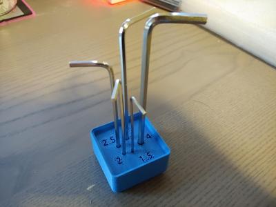 Gridfinity Allen Key Holder