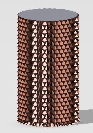 Inset diamond vase.stl