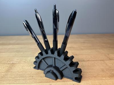 Gear Pen Holder 
