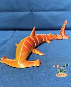Flexi Hammerhead Shark (print-in-place)