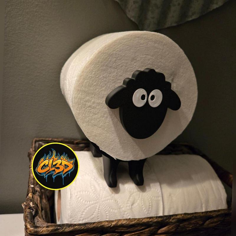 Sheep Toilet Paper Holder - Support Free
