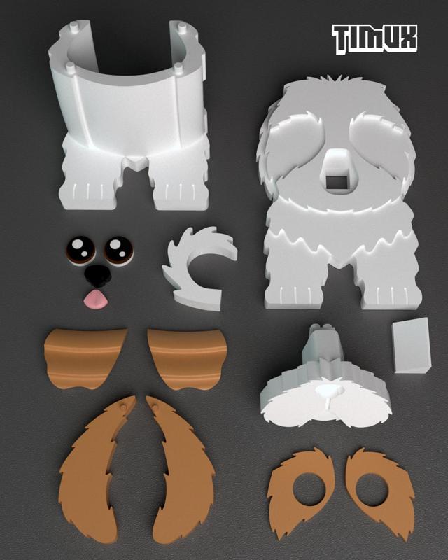 SHIH TZU GLASSES HOLDER