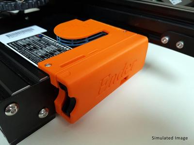 Ender 3 SD Card Adapter Housing with Fan Cowl