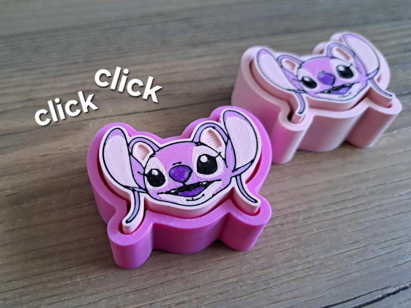 Angel from Stitch fidget clicker