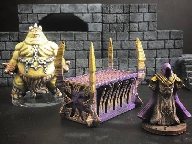 ScatterBlocks: Daemonic Altar (28mm/Heroic scale)