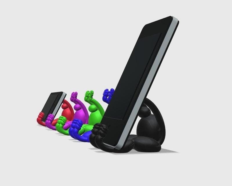 Fat man phone holder