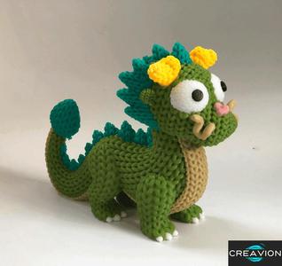 Cute  Dragon Knitted Crochet