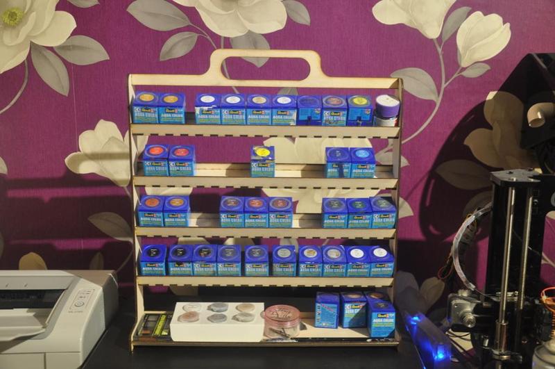 Revell Aqua Colour Paint Rack