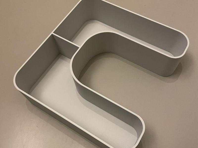 Storage bin for bathroom cabinets (sink fit)