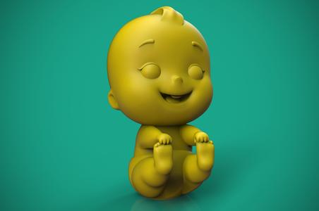 Happy Baby Cartoon