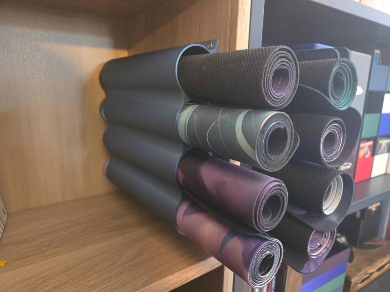 Shelf or Wall-mounted Playmat Holder