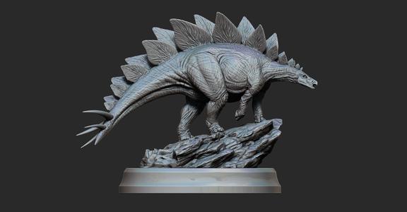 The Lost World Jurassic World Stegosaurus - 3D Print Model