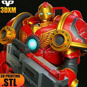Iron-Man STL for 3D Printing 3DXM ChibiSTL