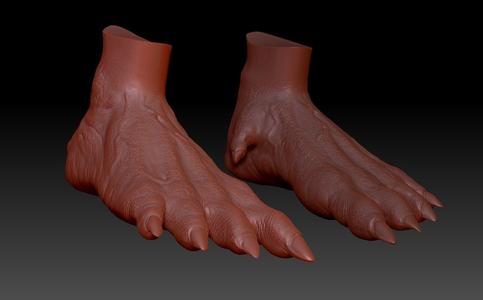 Predator inspired feet