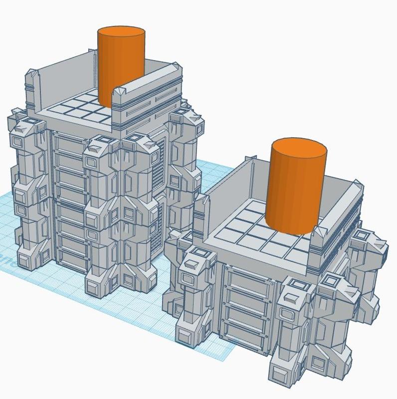 Stackable Sci-Fi Guard Tower