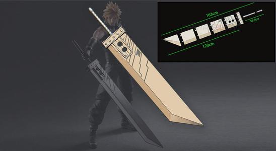 Buster Sword Cloud - Final Fantasy VII Remake