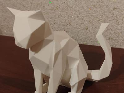 Low poly cat