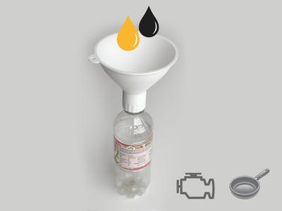 Oil Drain And Grease Funnel (Threaded)