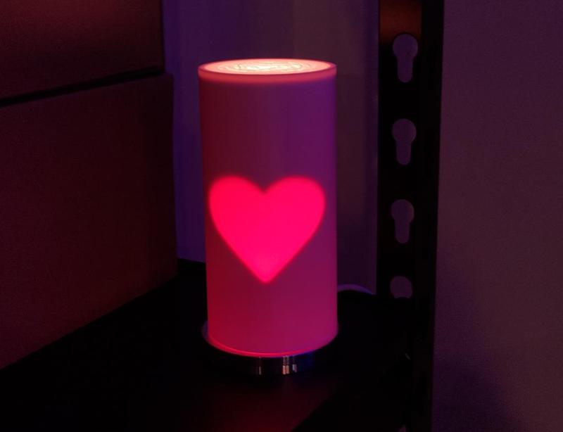Lamp Shade with Colorful Shapes - Perfect as Nightlamp or decoration lamp