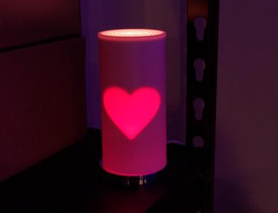 Lamp Shade with Colorful Shapes - Perfect as Nightlamp or decoration lamp
