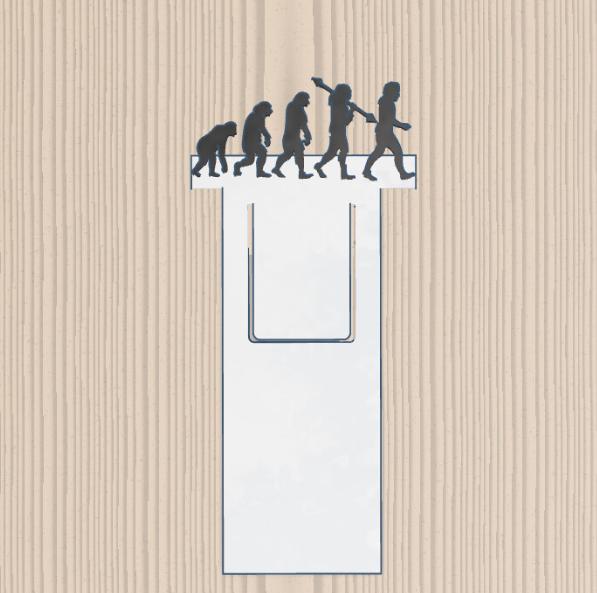 Human Evolution Bookmark