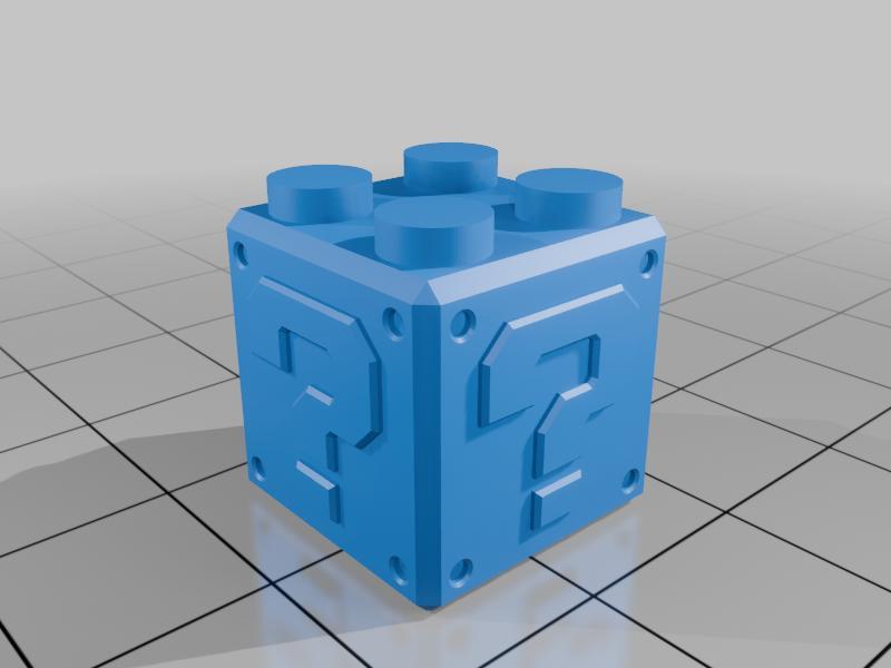 [L3go] new Brixx - Mario - Question Block - 2x2
