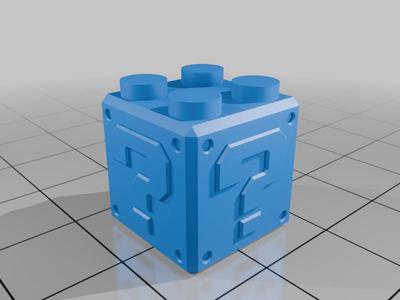 [L3go] new Brixx - Mario - Question Block - 2x2