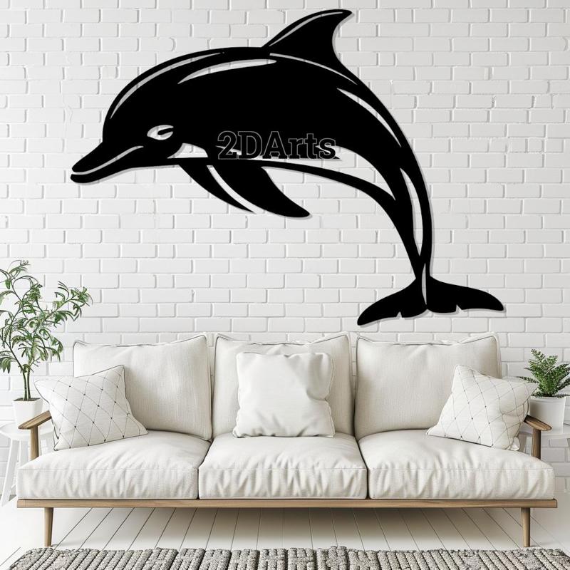 Dolphin 2D Wall Art/Window Art 