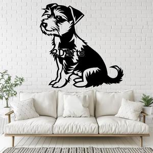 Jack Russell Terrier 2D Wall Art/Window Art - Digital STL & SVG Files for 3D Printing and Laser Cutt
