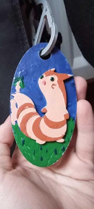 Furret Keychain / Wiesenior Schlüsselanhänger