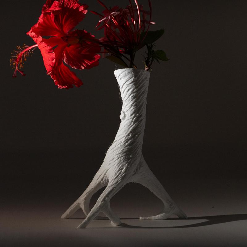 Twisting tree vase