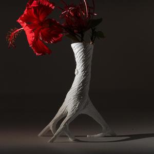 Twisting tree vase