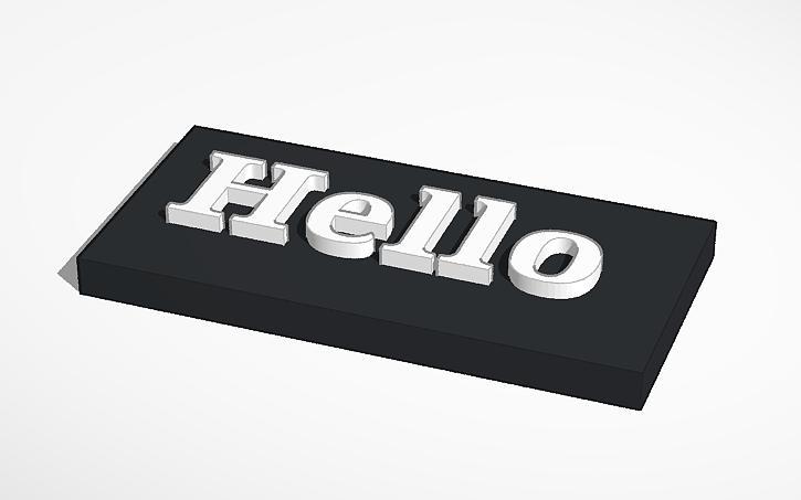 Hello letters.