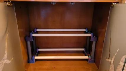 (not so)Fully 3D Printed Modular Filament Rack PVC Pipe Remix