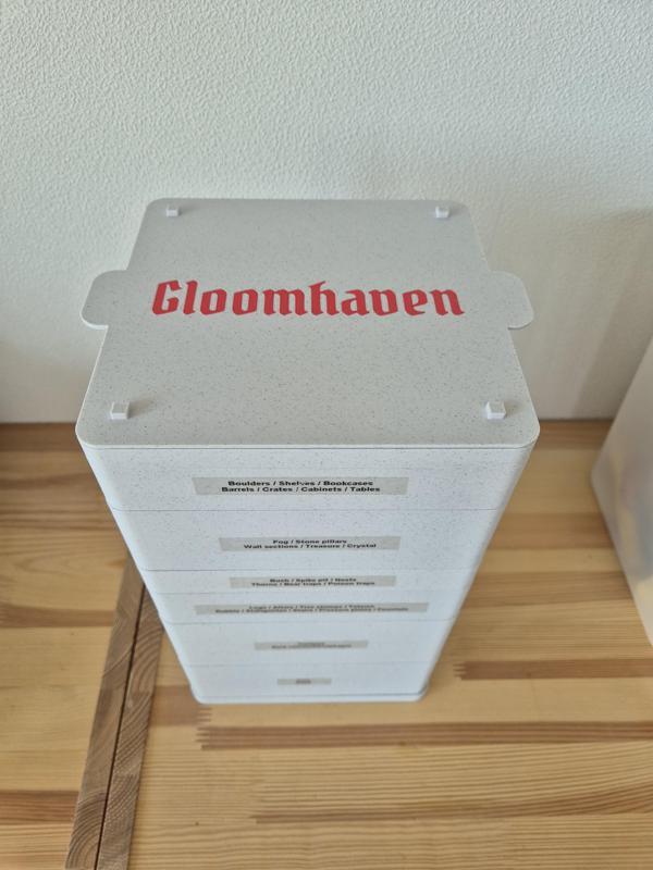 Gloomhaven 3D Printed Terrain Stackable Storage