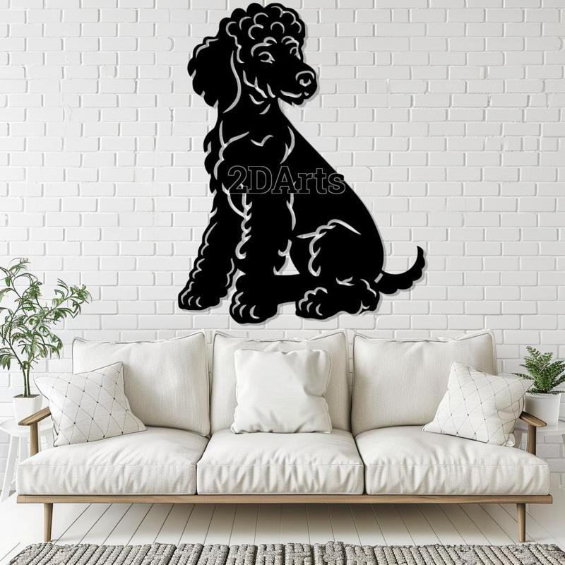 Poodle 2D Wall Art/Window Art