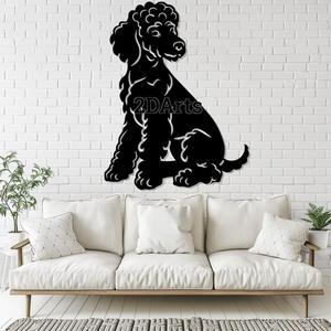 Poodle 2D Wall Art/Window Art