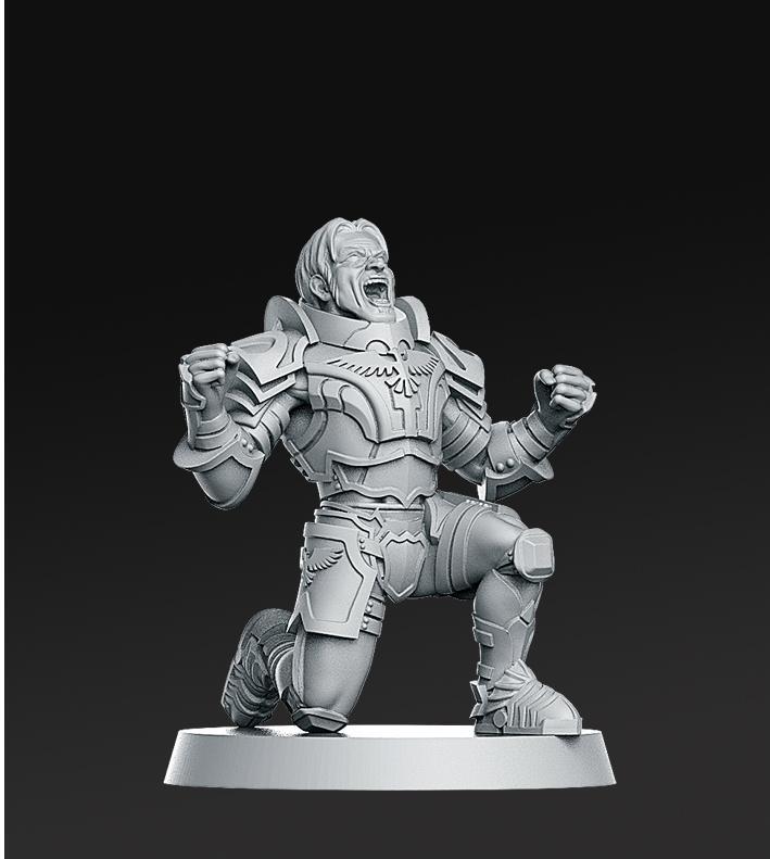 01 Human line Fantasy Football 32mm